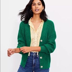 Nwt Loft Relaxed Vneck Sweater Cardigan 